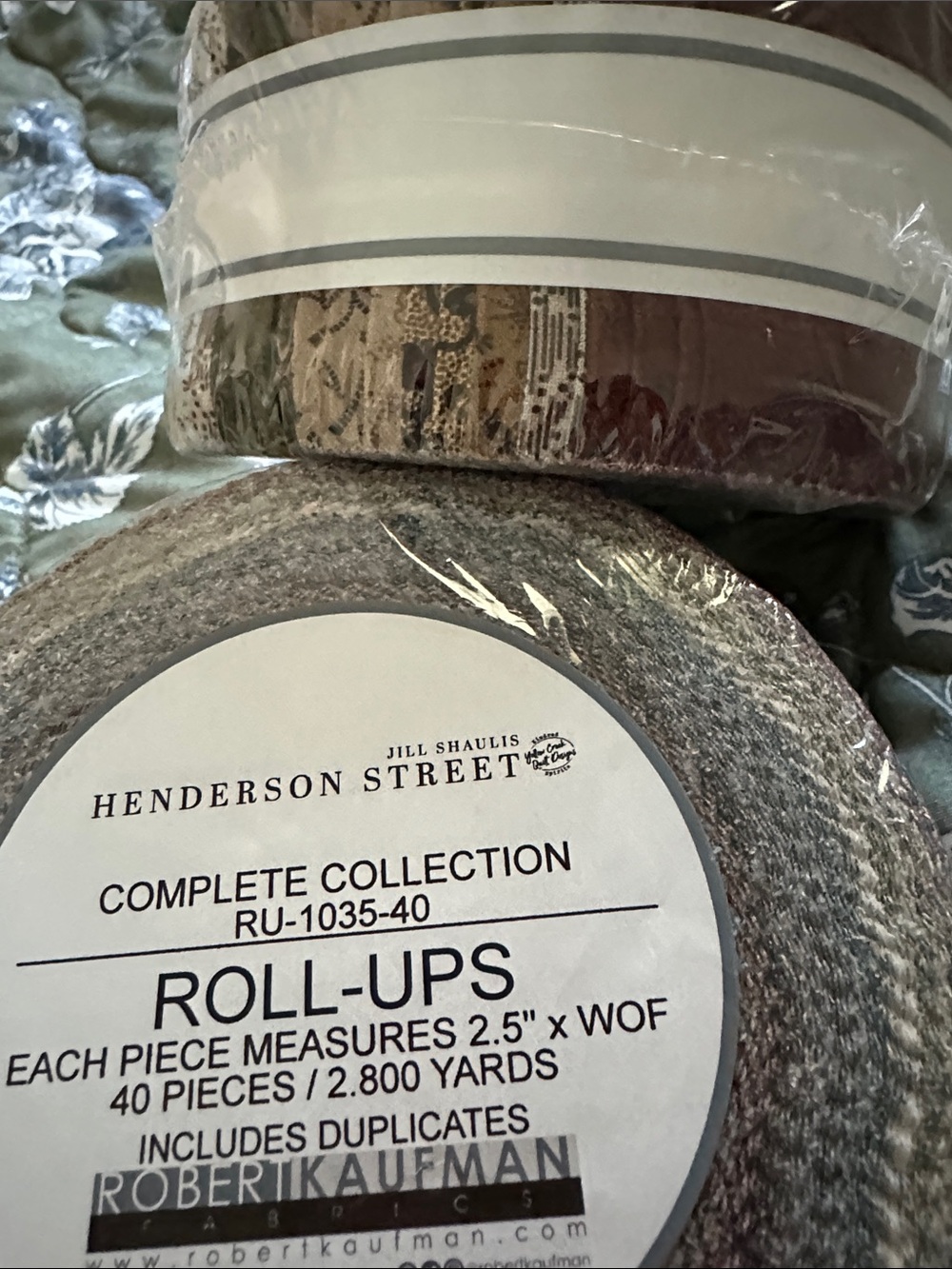 Quilting Henderson Street Roll-Ups  2 Fabric Complete Collection - Neutral Mix